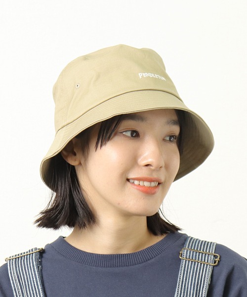 PENDLETON（ペンドルトン）の「【 PENDLETON / ペンドルトン 】EMB BUCKET HAT / ロゴ刺繍バケットハット 　サファリハット（ハット・メンズ・ベージュ/ネイビー/カーキ/ブラック/ライトブラウン・FREE）」の17枚目の写真