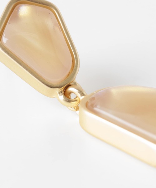 SMELLY（スメリー）の「カラーカタチサガリピアス（ピアス（両耳用）・レディース・イエロー/ミント・-）」の10枚目の写真