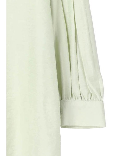 SLURR（スラ―）の「チャイナボタンシアーパフスリーブブラウス（シャツ/ブラウス・レディース・ベージュ/アイボリー/ミント・FREE）」の19枚目の写真