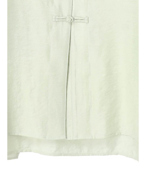 SLURR（スラ―）の「チャイナボタンシアーパフスリーブブラウス（シャツ/ブラウス・レディース・ベージュ/アイボリー/ミント・FREE）」の20枚目の写真