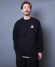【BEN DAVIS/ベンデイビス】バックプリントロンT スマイリングゴリラ ブランドロゴ ユニセックス