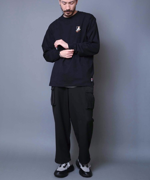 BEN DAVIS（ベンデイビス）の「【BEN DAVIS/ベンデイビス】バックプリントロンＴ　　スマイリングゴリラ 　ブランドロゴ　ユニセックス（Tシャツ/カットソー・メンズ・ブラック/ホワイト/パープル・LARGE/X-LARGE/MEDIUM）」の17枚目の写真