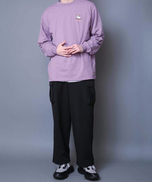 BEN DAVIS（ベンデイビス）の「【BEN DAVIS/ベンデイビス】バックプリントロンＴ　　スマイリングゴリラ 　ブランドロゴ　ユニセックス（Tシャツ/カットソー・メンズ・ブラック/ホワイト/パープル・LARGE/X-LARGE/MEDIUM）」の13枚目の写真