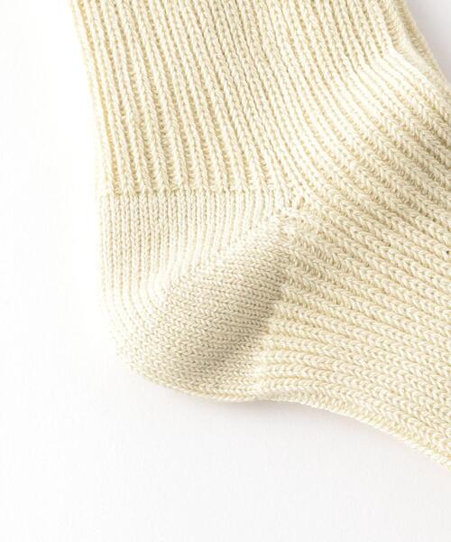 Steven Alan(スティーブンアラン)の「<Steven Alan>RIB SOCKS/ソックス(ソックス/靴下・レディース・ホワイト/クリーム/ブラック・FREE)」の6枚目の写真