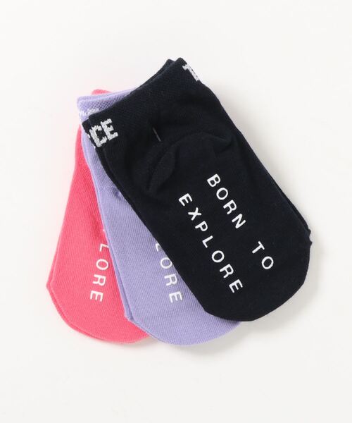 THE NORTH FACE（ザノースフェイス）の「THE NORTH FACE/ザ・ノース・フェイス/BABY QUARTER 3P/ベビー　クォーター3P/NNB82010（ソックス/靴下・キッズ・イエロー/マルチ・FREE）」の3枚目の写真