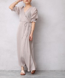 ap retro | カシュクールボタンデザインワンピース【ZOZO限定アイテム】(ワンピース)