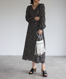 ap retro | カシュクールボタンデザインワンピース【ZOZO限定アイテム】(ワンピース)
