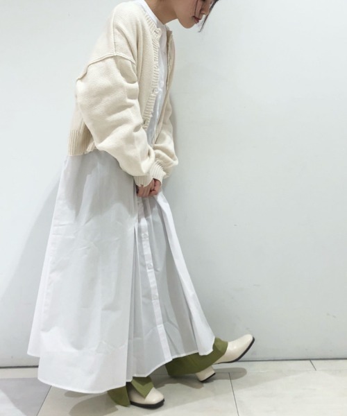 WEGO（ウィゴー）の「WEGO/2wayショートダメージカーディガン（カーディガン/ボレロ・レディース・グリーン/オフホワイト/ライトグレー・FREE）」の10枚目の写真