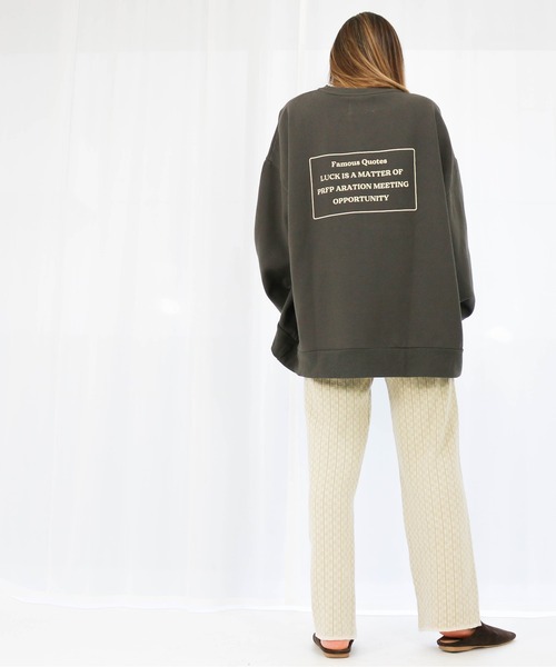 Per sist ence（パーシエンス）の「Per sist ence/パーシエンス　ジャガードストレートパンツ（その他パンツ・レディース・ブルー/ベージュ/オフホワイト/アイボリー・FREE）」の11枚目の写真