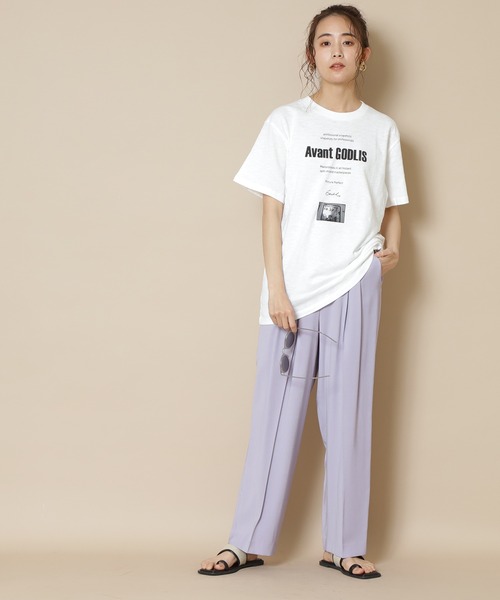 N.（N. Natural Beauty Basic）（エヌエヌナチュラルビューティーベーシック）の「【GOOD ROCK SPEED】GODLIS Tシャツ（Tシャツ/カットソー・レディース・ホワイト・MEDIUM）」の5枚目の写真