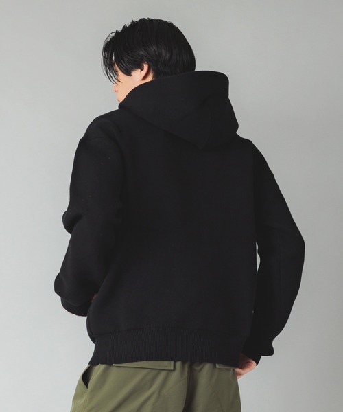 NewAnce（ニュアンス）の「【NewAnce】ビッグシルエットヘビーウェイトニットパーカー（パーカー・メンズ・ブラック/ネイビー/グレー/アイボリー・4/5）」の11枚目の写真