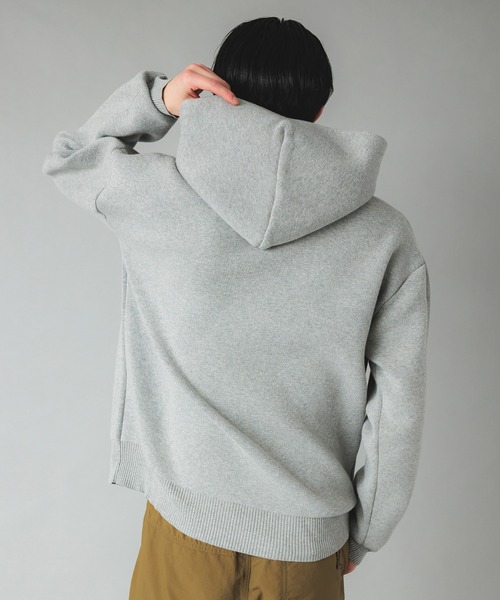 NewAnce（ニュアンス）の「【NewAnce】ビッグシルエットヘビーウェイトニットパーカー（パーカー・メンズ・ブラック/ネイビー/グレー/アイボリー・4/5）」の14枚目の写真