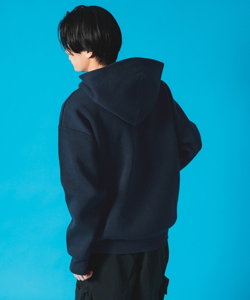 NewAnce（ニュアンス）の「【NewAnce】ビッグシルエットヘビーウェイトニットパーカー（パーカー・メンズ・ブラック/ネイビー/グレー/アイボリー・4/5）」の16枚目の写真