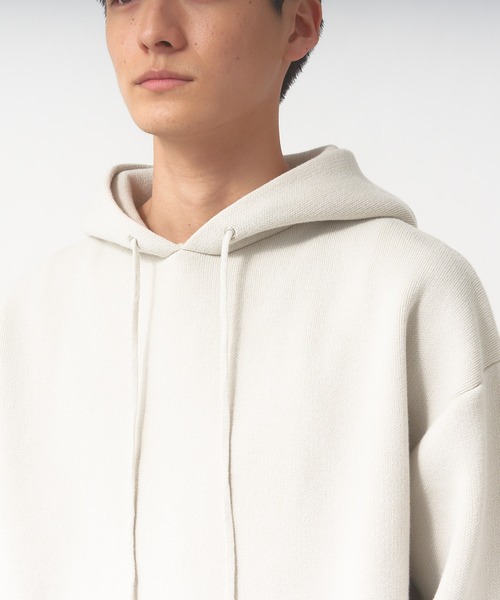 NewAnce（ニュアンス）の「【NewAnce】ビッグシルエットヘビーウェイトニットパーカー（パーカー・メンズ・ブラック/ネイビー/グレー/アイボリー・4/5）」の20枚目の写真