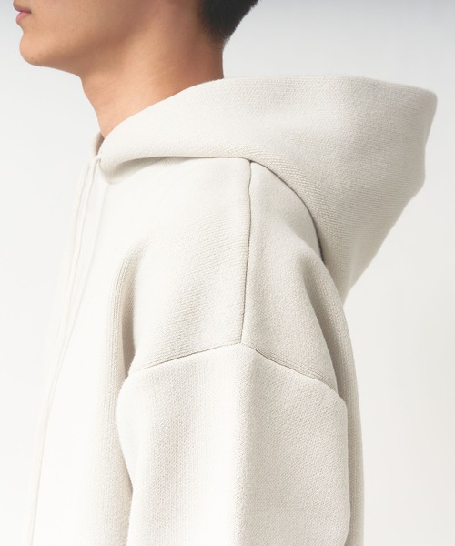 NewAnce（ニュアンス）の「【NewAnce】ビッグシルエットヘビーウェイトニットパーカー（パーカー・メンズ・ブラック/ネイビー/グレー/アイボリー・4/5）」の22枚目の写真