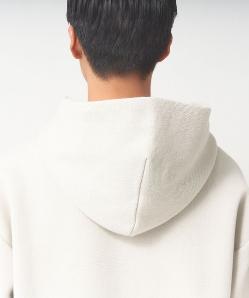 NewAnce（ニュアンス）の「【NewAnce】ビッグシルエットヘビーウェイトニットパーカー（パーカー・メンズ・ブラック/ネイビー/グレー/アイボリー・4/5）」の21枚目の写真