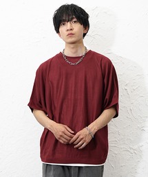 MinoriTY（マイノリティ）の「【MinoriTY】サマーニット メンズ 半袖 ドルマン セーター 5分袖 トップス 春服 夏服（ニット/セーター）」