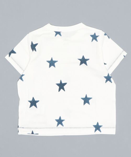 gelato pique（ジェラートピケ）の「【KIDS】スターモチーフ kids Tシャツ（Tシャツ/カットソー・キッズ・ネイビー・SMALL/MEDIUM/X-SMALL/XX-SMALL）」の2枚目の写真