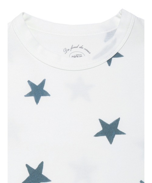 gelato pique（ジェラートピケ）の「【KIDS】スターモチーフ kids Tシャツ（Tシャツ/カットソー・キッズ・ネイビー・SMALL/MEDIUM/X-SMALL/XX-SMALL）」の5枚目の写真