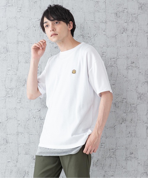 JEANS MATE(ジーンズメイト)の「ポンチTシャツタンクアンサンブル Tシャツ/タンクトップセットアップ バックプリント ワンポイントプリント/刺繍(Tシャツ/カットソー・メンズ・ベージュ/ブルー/オフホワイト/ホワイト/スミクロ・MEDIUM/LARGE)」の15枚目の写真