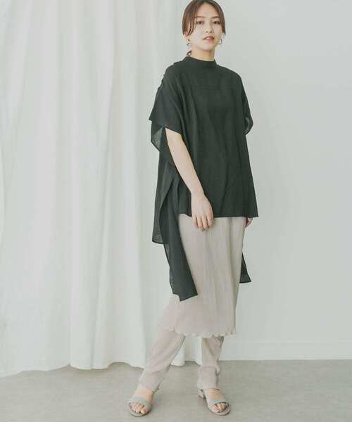 KBF+（ケービーエフプラス）の「KBF+　レギンススカート（スカート・レディース・ライトグレー/グリーン系その他/ブラック・ONE）」の21枚目の写真