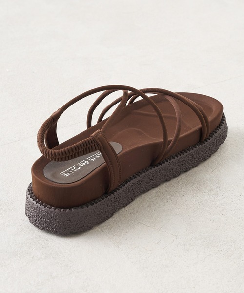 OLIVE des OLIVE(オリーブデオリーブ)の「コードサンダル(サンダル・レディース・ブラック/ブラウン/オフホワイト・SMALL/MEDIUM/LARGE)」の14枚目の写真