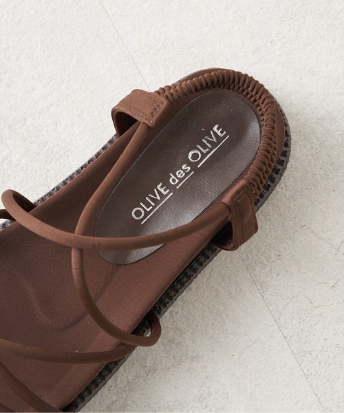 OLIVE des OLIVE(オリーブデオリーブ)の「コードサンダル(サンダル・レディース・ブラック/ブラウン/オフホワイト・SMALL/MEDIUM/LARGE)」の17枚目の写真