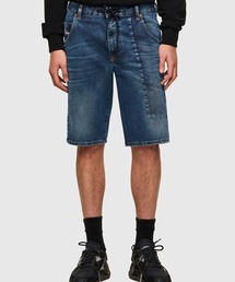 DIESEL（ディーゼル）の「メンズ デニム ショートパンツ パッチワーク