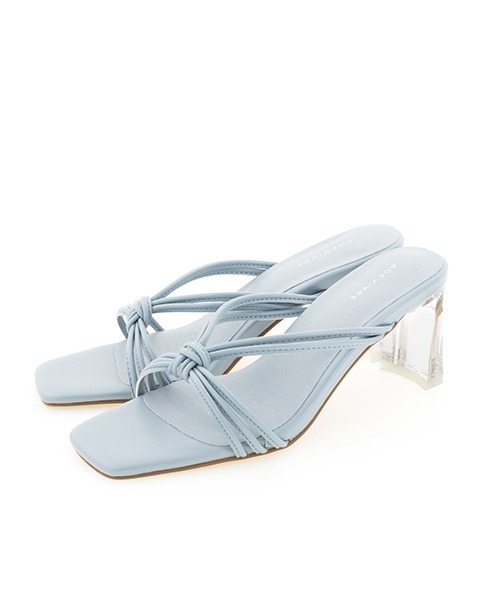 A de Vivre（アドゥヴィーヴル）の「ストリングミュールサンダル（サンダル・レディース・ブラック/ブルー/アイボリー・LL/S/M/L）」の7枚目の写真