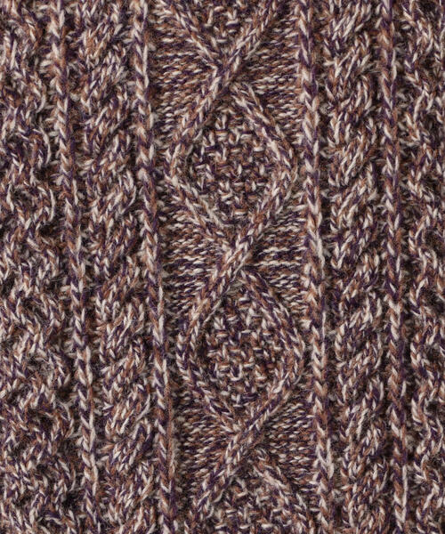 TOMORROWLAND （トゥモローランド）の「エアリーケーブル クルーネックベスト（ニット/セーター・レディース・ホワイト/パープル系その他4・S）」の8枚目の写真