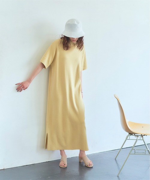 ﾊｰﾌｽﾘｰﾌﾞﾆｯﾄﾜﾝﾋﾟｰｽ ワンピース Titivate ティティベイト のファッション通販 Zozotown