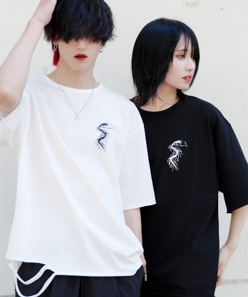 Espina（エスピナ）の「センチピードダメージTシャツ（Tシャツ/カットソー・メンズ・ホワイト/ブラック・FREE）」の10枚目の写真