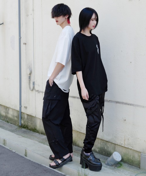 Espina（エスピナ）の「センチピードダメージTシャツ（Tシャツ/カットソー・メンズ・ホワイト/ブラック・FREE）」の11枚目の写真