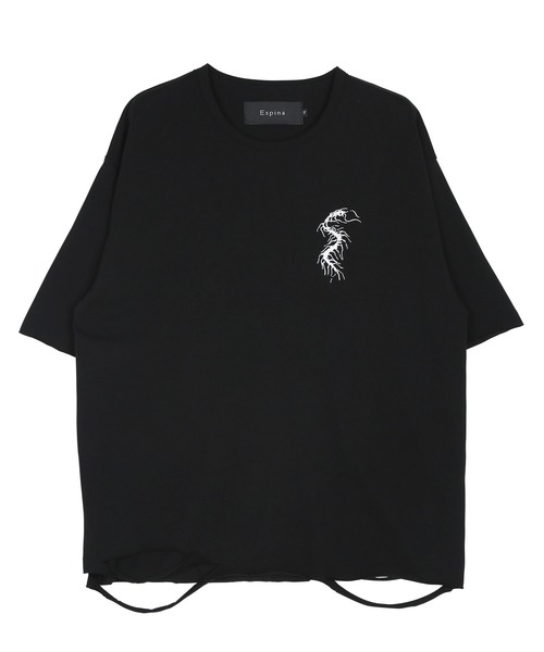 Espina（エスピナ）の「センチピードダメージTシャツ（Tシャツ/カットソー・メンズ・ホワイト/ブラック・FREE）」の9枚目の写真