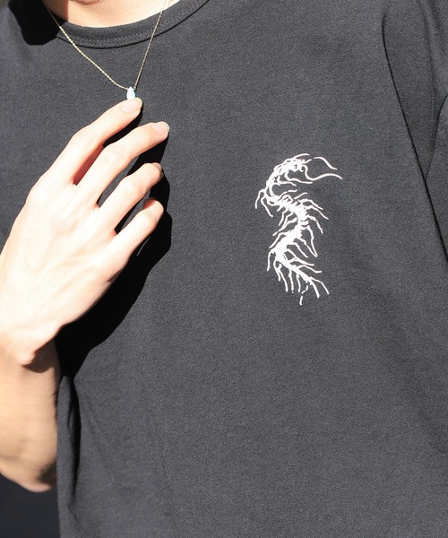 Espina（エスピナ）の「センチピードダメージTシャツ（Tシャツ/カットソー・メンズ・ホワイト/ブラック・FREE）」の8枚目の写真