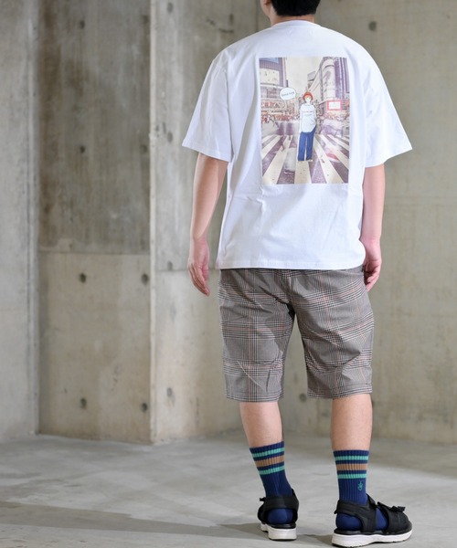 Limited Line Naive Magic(リミテッドラインナイーブマジック)の「【a】天竺バックプリント クルーネック半袖BIG Tシャツ(Tシャツ/カットソー・メンズ・ホワイト系その他/グリーン系その他/ブラック/グリーン/ブラウン系その他/ブラウン/ブラック系その他/ブルー系その他/ベージュ/ベージュ系その他/ホワイト/ブルー・MEDIUM/LARGE)」の22枚目の写真