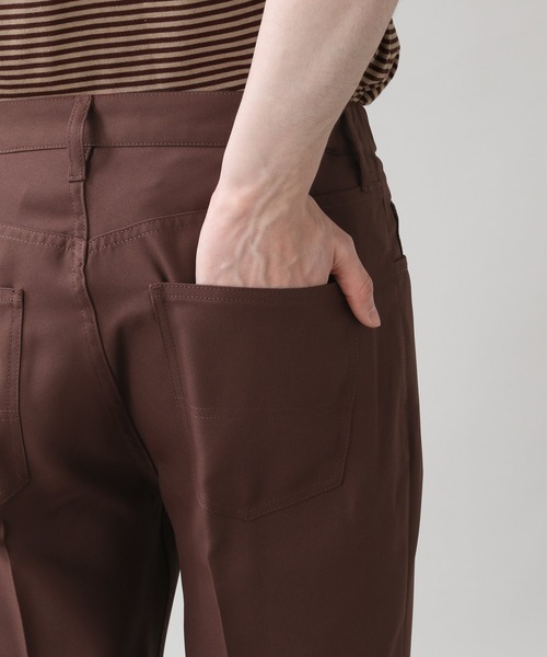 RAGEBLUE(レイジブルー)の「センタープレス/ライトPEツイルナローアンクルパンツ/950024(スラックス・メンズ・ブラック/ダークブラウン/グリーン系その他・MEDIUM/LARGE)」の16枚目の写真