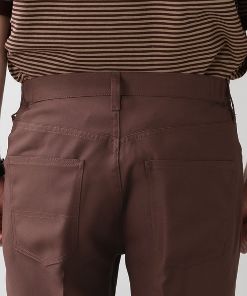 RAGEBLUE(レイジブルー)の「センタープレス/ライトPEツイルナローアンクルパンツ/950024(スラックス・メンズ・ブラック/ダークブラウン/グリーン系その他・MEDIUM/LARGE)」の17枚目の写真