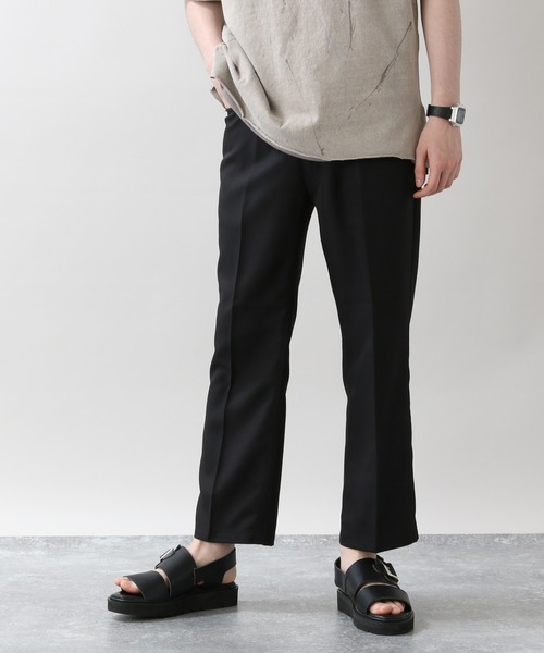 RAGEBLUE(レイジブルー)の「センタープレス/ライトPEツイルナローアンクルパンツ/950024(スラックス・メンズ・ブラック/ダークブラウン/グリーン系その他・MEDIUM/LARGE)」の5枚目の写真