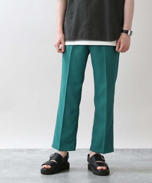 RAGEBLUE(レイジブルー)の「センタープレス/ライトPEツイルナローアンクルパンツ/950024(スラックス・メンズ・ブラック/ダークブラウン/グリーン系その他・MEDIUM/LARGE)」の10枚目の写真
