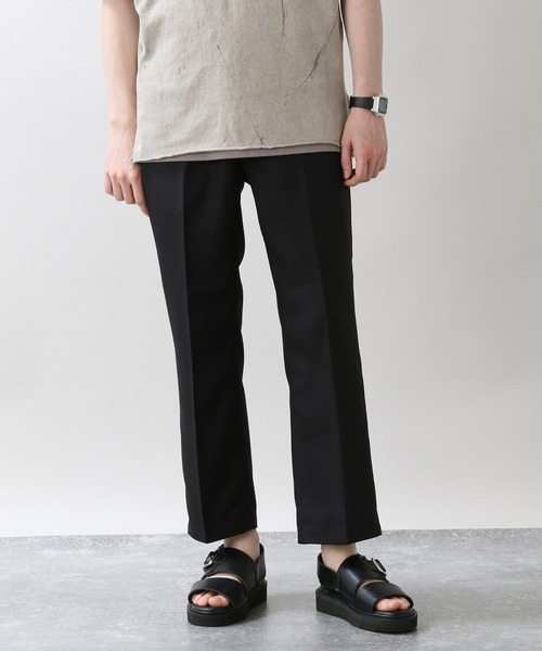 RAGEBLUE(レイジブルー)の「センタープレス/ライトPEツイルナローアンクルパンツ/950024(スラックス・メンズ・ブラック/ダークブラウン/グリーン系その他・MEDIUM/LARGE)」の22枚目の写真