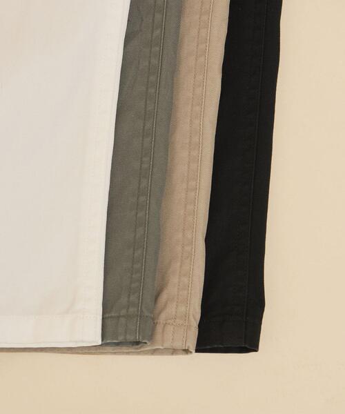 BEAUTY&YOUTH UNITED ARROWS（ビューティーアンドユースユナイテッドアローズ）の「【WEB限定】by ※コットンギャバ ベイカーテーパードパンツ ∴（その他パンツ・レディース・ベージュ/オフホワイト/オリーブ/ブラック・SMALL/MEDIUM/LARGE）」の11枚目の写真