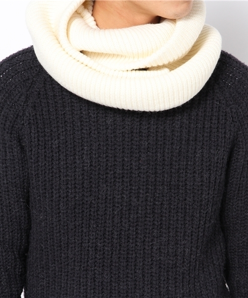 HARE（ハレ）の「アゼアミスヌード【HARE】（ストール/ショール・メンズ・オフホワイト/ブラック/グレー/ボルドー・ONE SIZE）」の7枚目の写真