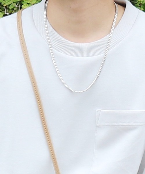 ROOPTOKYO（ループトウキョウ）の「シルバーネックレス 重ね付け シンプル シルバーアクセ チェーンネックレス（ネックレス・メンズ・シルバー・ONE SIZE）」の4枚目の写真