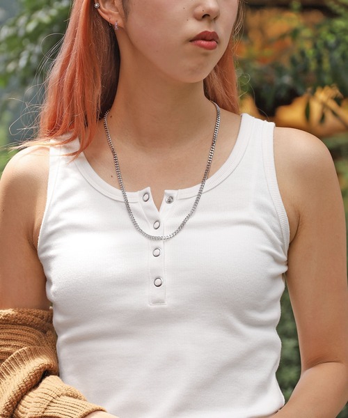 ROOPTOKYO（ループトウキョウ）の「シルバーネックレス 重ね付け シンプル シルバーアクセ チェーンネックレス（ネックレス・メンズ・シルバー・ONE SIZE）」の17枚目の写真