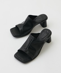 natural couture | スクエアトゥストレッチサンダル(サンダル)