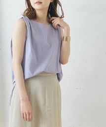 URBAN RESEARCH ROSSO | UR GREEN タックノースリーブプルオーバー(Tシャツ/カットソー)