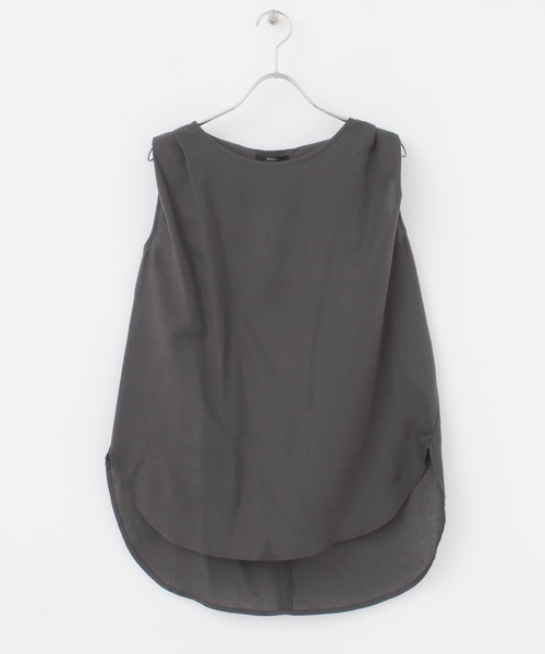 URBAN RESEARCH ROSSO（アーバンリサーチロッソ）の「『UR GREEN』タックノースリーブプルオーバー（Tシャツ/カットソー・レディース・チャコールグレー/ライトベージュ/パープル系その他・FREE）」の21枚目の写真