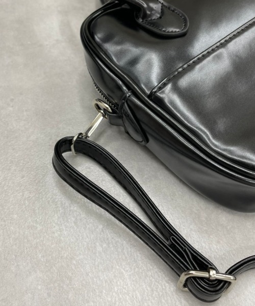 apres jour mignon（アプレジュールミニョン）の「【apresjour mignon×ARIAZ】スクエアバッグ（ハンドバッグ・レディース・ブラック/グリーン/ブラック系その他/アイボリー・ONESIZE）」の9枚目の写真