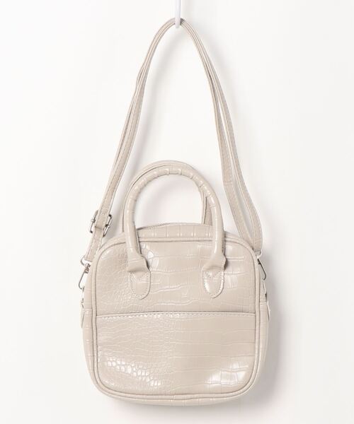 apres jour mignon（アプレジュールミニョン）の「【apresjour mignon×ARIAZ】スクエアバッグ（ハンドバッグ・レディース・ブラック/グリーン/ブラック系その他/アイボリー・ONESIZE）」の13枚目の写真